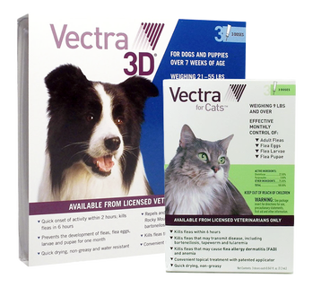 Vectra 3D. Flea and Tick topical.
