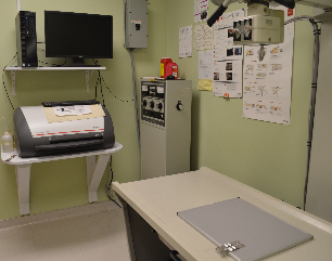 Radiology room. Xrays.